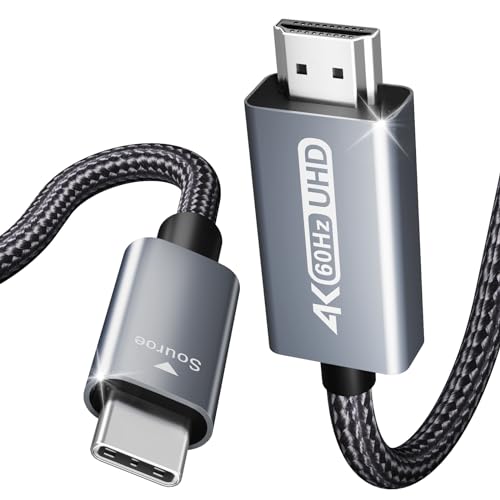 BENFEI USB C auf HDMI Kabel 0,9m(4K@60Hz, 2k@144Hz), USB Typ C auf HDMI [kompatibel Thunderbolt 3/4/5] für iPhone 15 Pro/Max MacBook Pro/Air 2023 iPad Pro iMac S23 XPS 17 usw von BENFEI