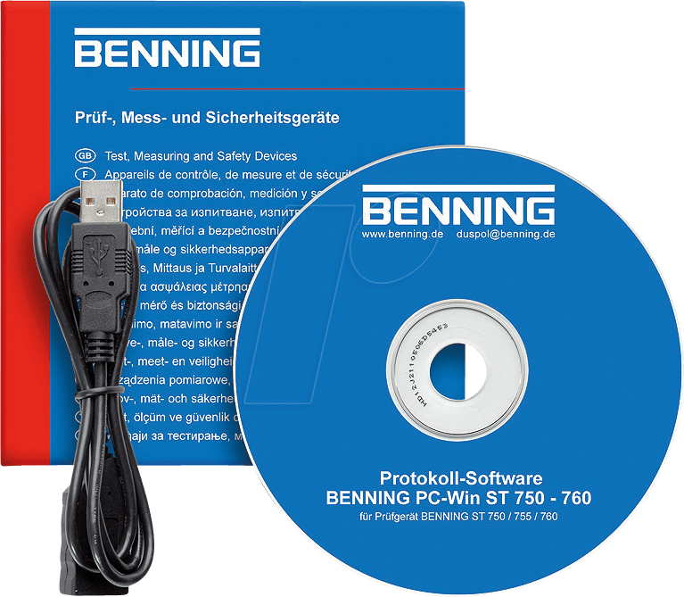 BENNING 047002 - PC-Software Benning PC-WIN ST 750-760 von BENNING