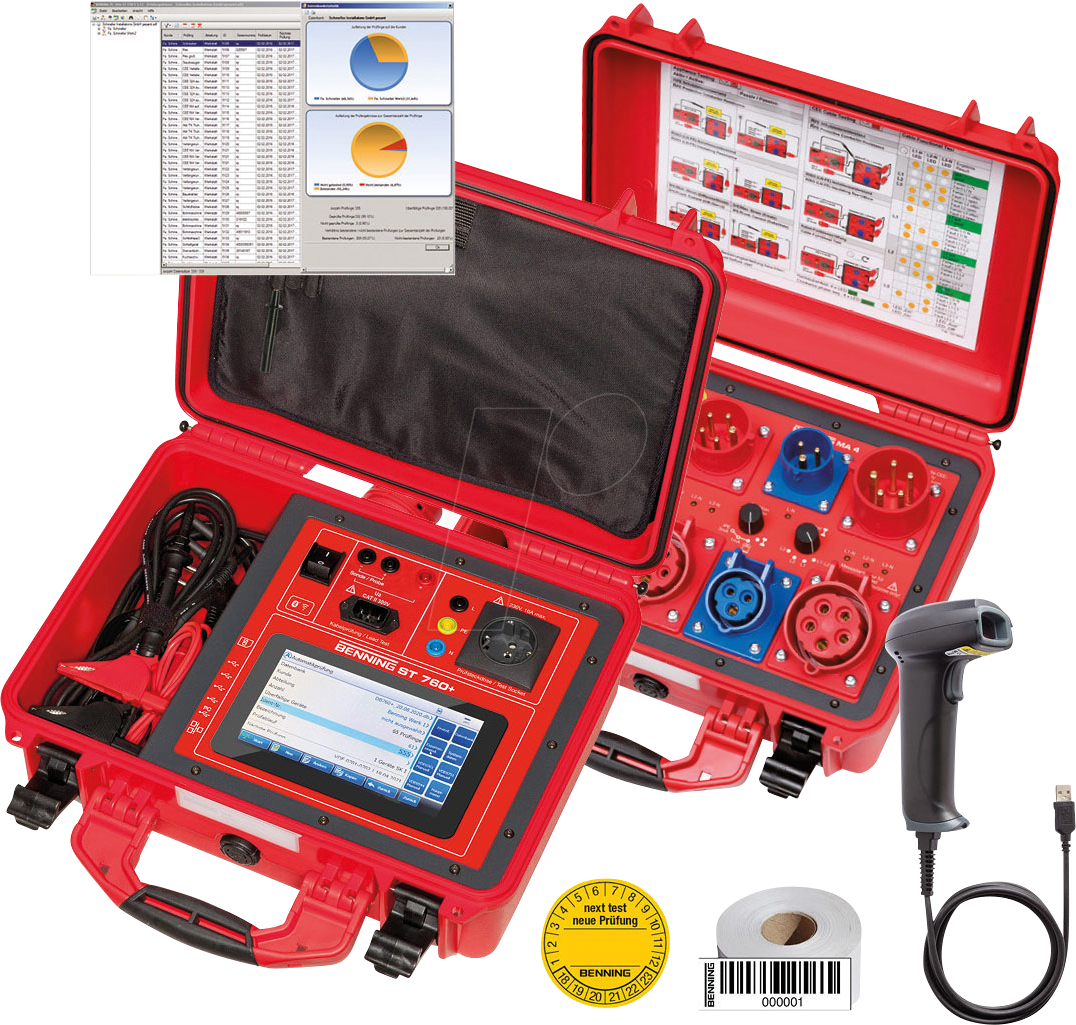 BENNING 10236771 - Messgeräteset für Geräteprüfung von BENNING
