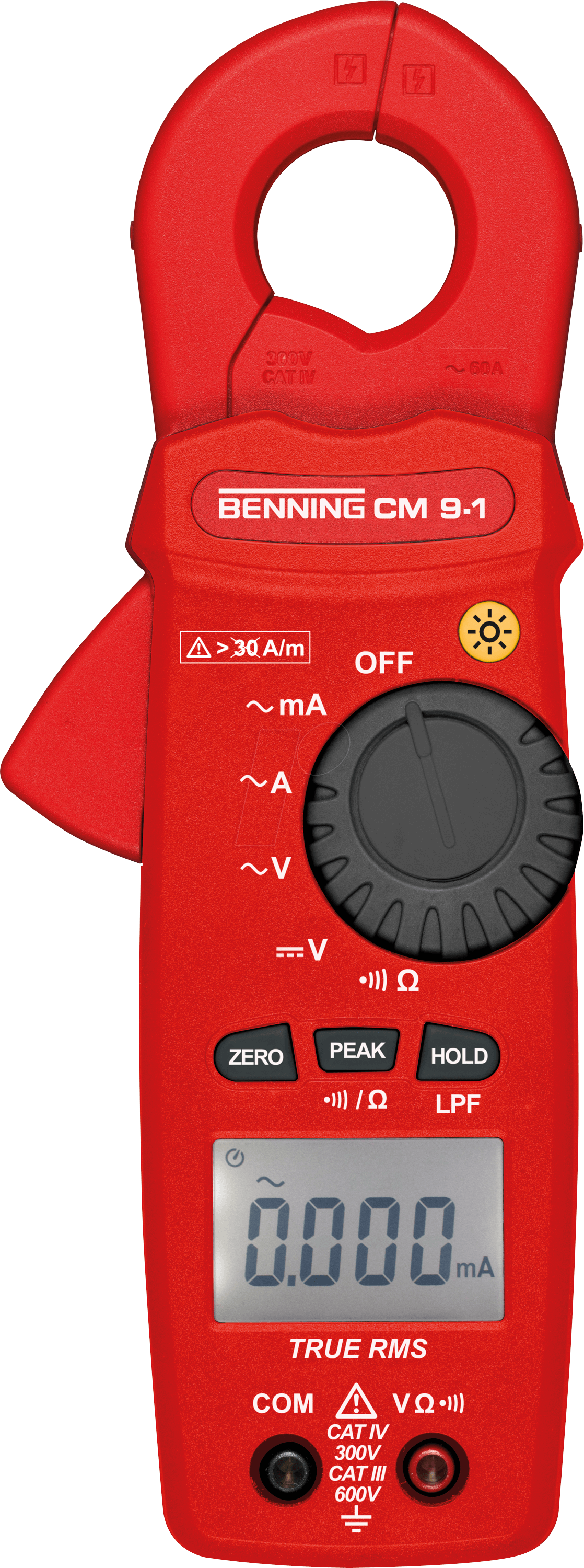 BENNING CM 9-1 - Leckstromzange CM 9-1, TRMS, 1 µA - 60 A AC von BENNING