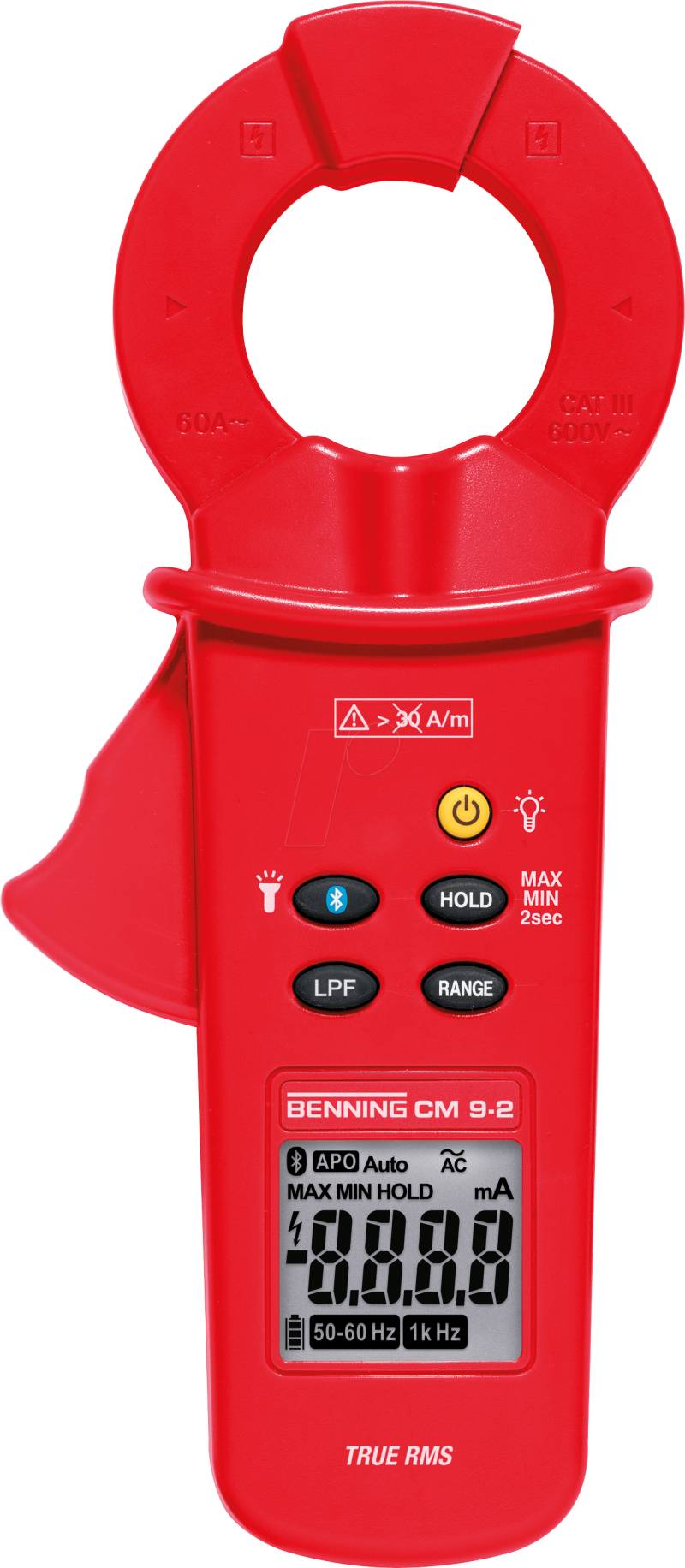 BENNING CM 9-2 - Leckstromzange CM 9-2, TRMS, 1 µA - 60 A AC, Bluetooth® von BENNING
