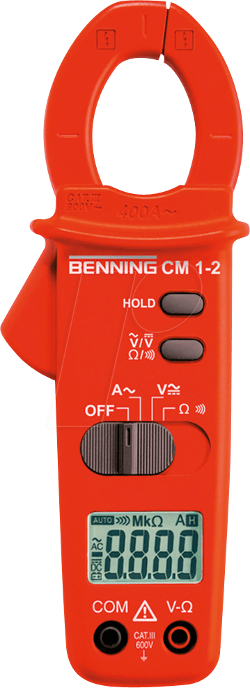 BENNING CM1-2 - Stromzange CM1-2, digital, AC, bis 400 A von BENNING