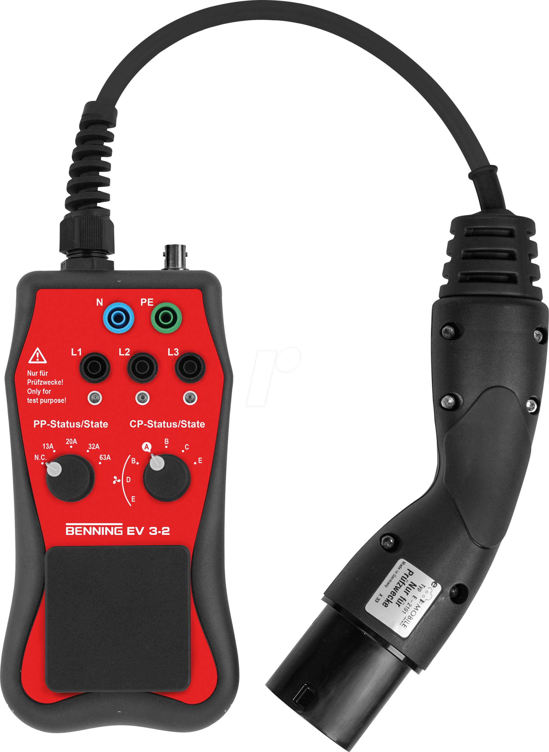 BENNING EV 3-2 - EVSE-Adapter für E-Mobility-Ladestationen BENNING EV 3-2 - EVSE-Adapter für E-Mobility-Ladestationen von BENNING