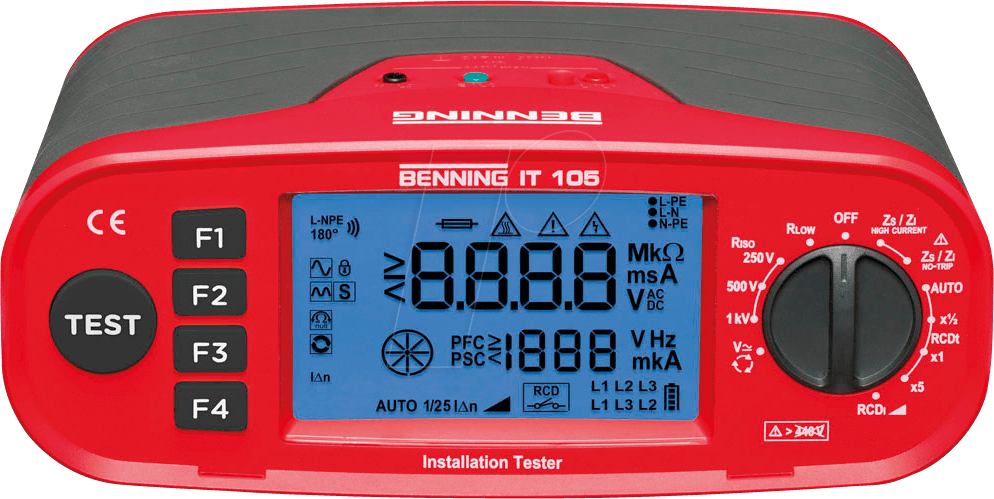 BENNING IT 105 - Installationsprüfgerät IT 105, DIN VDE 0100/105 von BENNING