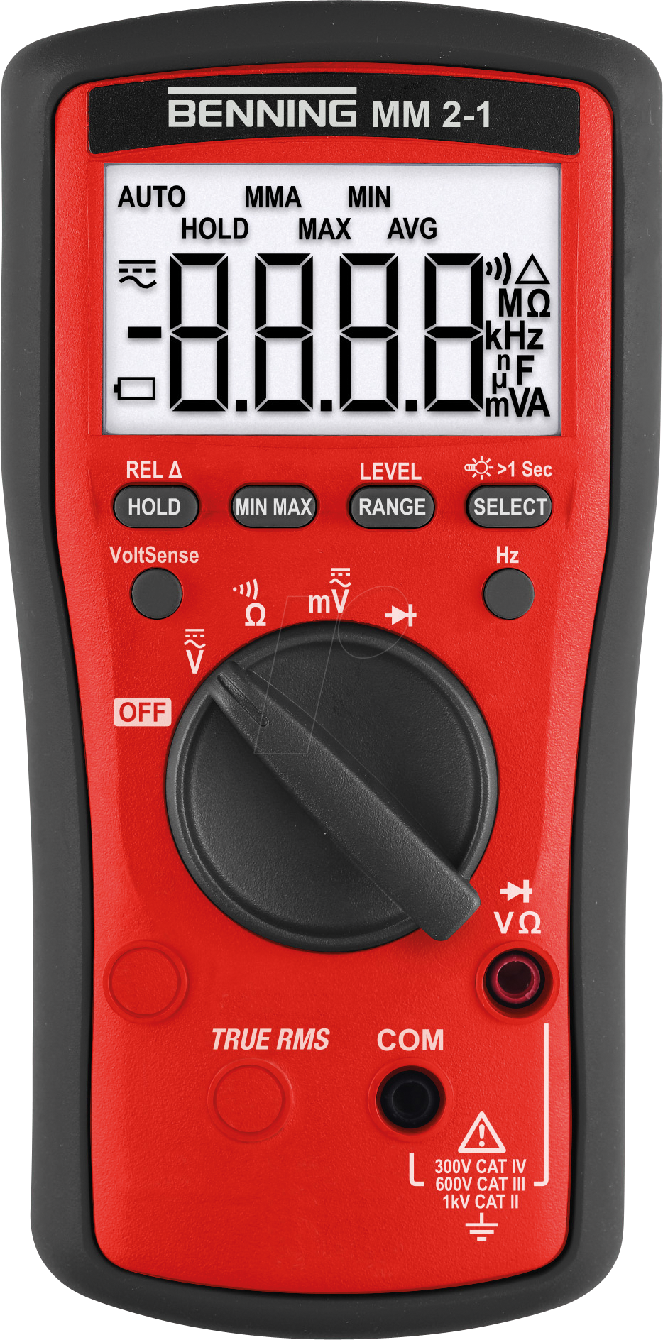 BENNING MM 2-1 - Multimeter MM 2-1, digital, 6000 Counts, TRMS von BENNING