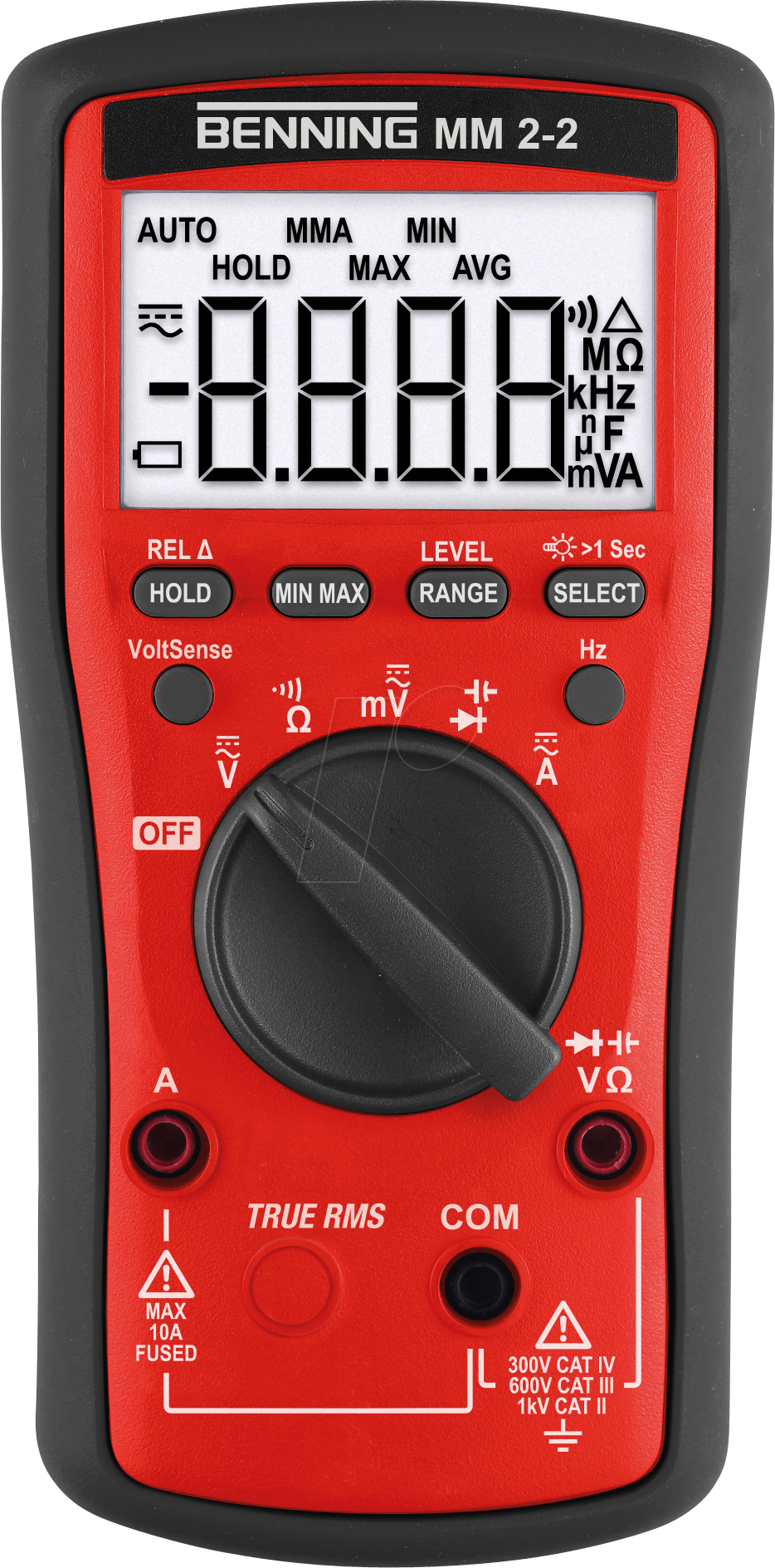 BENNING MM 2-2 - Multimeter MM 2-2, digital, 6000 Counts, TRMS BENNING MM 2-2 - Multimeter MM 2-2, digital, 6000 Counts, TRMS von BENNING