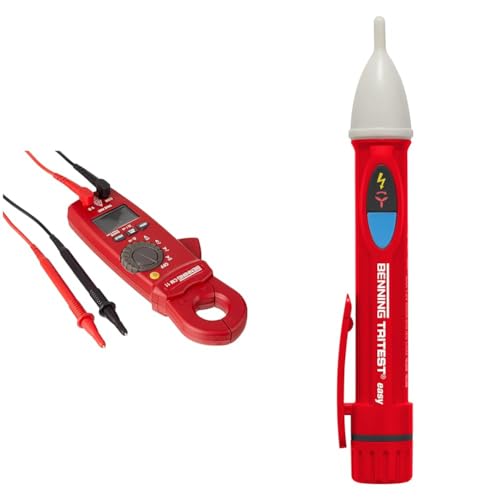 Benning 044067 cm 11 True RMS Milliampere-Stromzangen-Multimeter & TRITEST easy Berührungsloser Phasenprüfer von BENNING