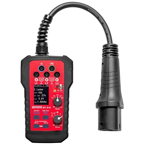 Benning EV 3-3 Wallboxtester und Messadapter für EV-Ladesäulen (10239871) von BENNING