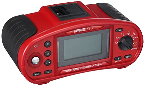 Benning IT 115. True RMS Installationsprüfgerät (zur Prüfung elektrischer Anlagen, Grafikdisplay, inkl. Tasche) 44104 von BENNING