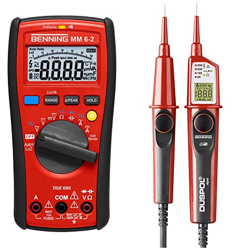 Benning MM 6-2 True RMS-Digital-Multimeter 44087 & DUSPOL digital Digitaler True RMS Spannungsprüfer 50263 Benning MM 6-2 True RMS-Digital-Multimeter 44087 & DUSPOL digital Digitaler True RMS Spannungsprüfer 50263 von BENNING