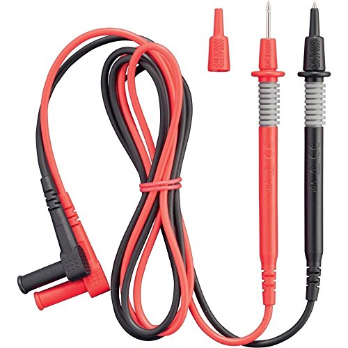 Benning Sicherheitsmessleitungen mit 4 mm Messspitze, 044145, Rot/Schwarz Benning Sicherheitsmessleitungen mit 4 mm Messspitze, 044145, Rot/Schwarz von BENNING