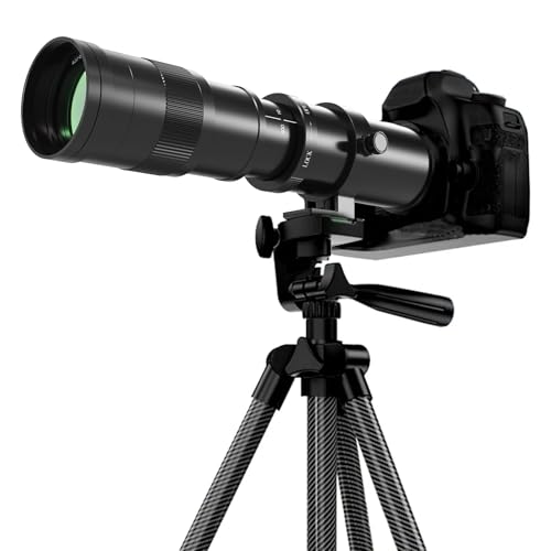 BENOISON Teleobjektiv für Sony E, 420-800mm Zoomobjektiv, Manueller Fokus (MF) für Sony A7C A7R A7S A7 A9 A6700 A6600 A6500 A6400 A6300 A6100 A6000 A5100 A5000 NEX-7 NEX-6 NEX-5 ZV-E10 (für Sony E) von BENOISON