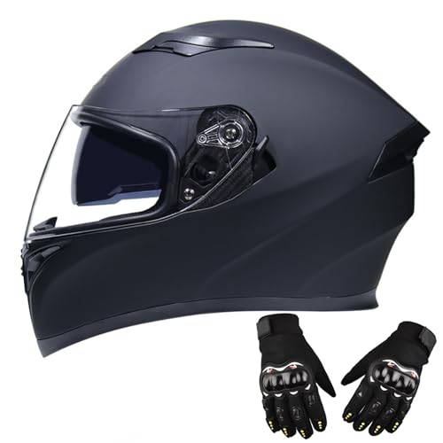 Integrierter Modularer Motorradhelm, Integralhelm Für Motorradfahrer Mit Doppelvisier, ECE-Geprüfter Helm Für Erwachsene, Frauen Und Männer A,L=59-60CM Integrierter Modularer Motorradhelm, Integralhelm Für Motorradfahrer Mit Doppelvisier, ECE-Geprüfter Helm Für Erwachsene, Frauen Und Männer A,L=59-60CM von BENSIMPB