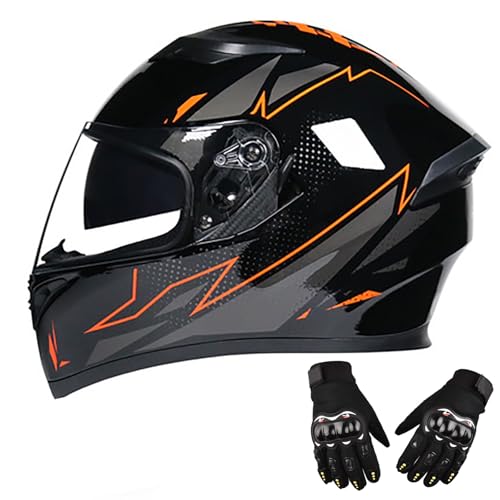 Integrierter Modularer Motorradhelm, Integralhelm Für Motorradfahrer Mit Doppelvisier, ECE-Geprüfter Helm Für Erwachsene, Frauen Und Männer E,XL=61-62CM Integrierter Modularer Motorradhelm, Integralhelm Für Motorradfahrer Mit Doppelvisier, ECE-Geprüfter Helm Für Erwachsene, Frauen Und Männer E,XL=61-62CM von BENSIMPB