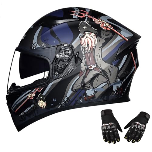 Integrierter Modularer Motorradhelm, Integralhelm Für Motorradfahrer Mit Doppelvisier, ECE-Geprüfter Helm Für Erwachsene, Frauen Und Männer H,XXL=63-64CM Integrierter Modularer Motorradhelm, Integralhelm Für Motorradfahrer Mit Doppelvisier, ECE-Geprüfter Helm Für Erwachsene, Frauen Und Männer H,XXL=63-64CM von BENSIMPB