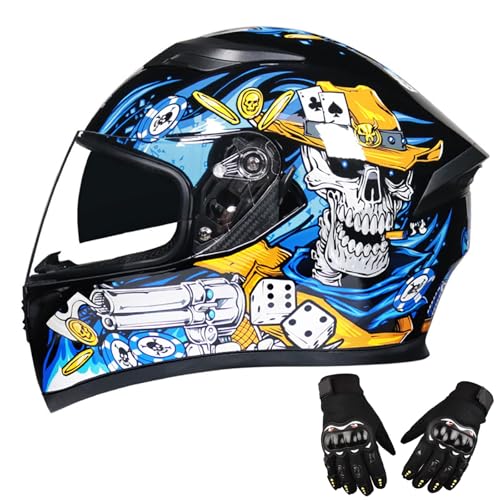 Integrierter Modularer Motorradhelm Mit Doppelvisier, ECE-Geprüfter Integralhelm Für Damen Und Herren, Atmungsaktiv Und Komfortabel H,M=57-58CM Integrierter Modularer Motorradhelm Mit Doppelvisier, ECE-Geprüfter Integralhelm Für Damen Und Herren, Atmungsaktiv Und Komfortabel H,M=57-58CM von BENSIMPB