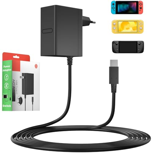 BENSN 39W Ladekabel Netzteil Kompatibel mit Switch OLED Lite Dock und Pro Controller, 15V 2.6A Kabel Ladegerät PD Typ C Unterstützt TV Modus Schnelles Aufladen BENSN 39W Ladekabel Netzteil Kompatibel mit Switch OLED Lite Dock und Pro Controller, 15V 2.6A Kabel Ladegerät PD Typ C Unterstützt TV Modus Schnelles Aufladen von BENSN