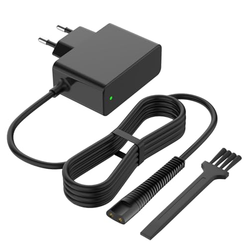 Ladekabel Netzeil Kompatibel mit Braun Rasierer Series 9 8 7 6 5 3 1, 3000S, 3040S, 390CC, 5190CC, 790CC, 760CC, 7865CC, Beard und Head Cruzer Elektrische Shaver Ladegerät 12V 0,4A Rasiererkabel Ladekabel Netzeil Kompatibel mit Braun Rasierer Series 9 8 7 6 5 3 1, 3000S, 3040S, 390CC, 5190CC, 790CC, 760CC, 7865CC, Beard und Head Cruzer Elektrische Shaver Ladegerät 12V 0,4A Rasiererkabel von BENSN