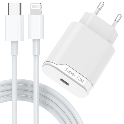 Schnellladekabel Kabel für iPhone 14, 13, 12, 11, Pro Max Mini Plus, Ladegerät Ladekabel für Apple, Fast Charger für iPad airPod Handy Netzteil, 20w Schnellladegerät von BENSN