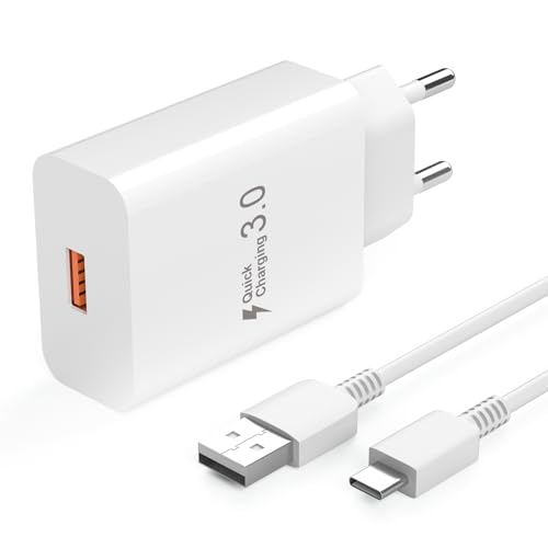Schnellladegerät Kompatibel mit Xiaomi Redmi Note 13/13C/14C/14T/14/12/12 Pro 5G/11s/11/A3/10/9/Poco M4/M6/M3/Poco C65/Poco X6 Schnellladebuchse USB AC mit 1.5M Kabel von BENSN