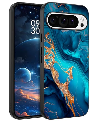 BENTOBEN für Google Pixel 9 Pro XL Hülle, Handyhülle Google Pixel 9 Pro XL Case Leuchten im Dunkeln Slim dünn Fluoreszenz Gold Blau Muster PC Schale TPU Bumper Schutzhülle Hülle BENTOBEN für Google Pixel 9 Pro XL Hülle, Handyhülle Google Pixel 9 Pro XL Case Leuchten im Dunkeln Slim dünn Fluoreszenz Gold Blau Muster PC Schale TPU Bumper Schutzhülle Hülle von BENTOBEN
