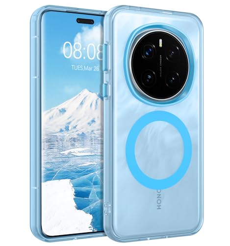 BENTOBEN Hülle für Honor Magic 7 Pro 5G Hülle mit Mag-Safe Magnetisch für Magic 7 Pro 5G 6.8" Durchscheinende Matt Anti-Fingerabdruck Handyhülle Rückseite Dünn Stoßfest Schutzhülle, Blau BENTOBEN Hülle für Honor Magic 7 Pro 5G Hülle mit Mag-Safe Magnetisch für Magic 7 Pro 5G 6.8" Durchscheinende Matt Anti-Fingerabdruck Handyhülle Rückseite Dünn Stoßfest Schutzhülle, Blau von BENTOBEN
