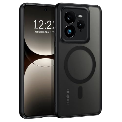 BENTOBEN Hülle für Realme GT 7 Pro Hülle mit Mag-Safe Magnetisch Hülle für Realme GT 7 Pro 6.78" Durchscheinende Matt Anti-Fingerabdruck Handyhülle Rückseite Dünn Stoßfest Schutzhülle, Schwarz BENTOBEN Hülle für Realme GT 7 Pro Hülle mit Mag-Safe Magnetisch Hülle für Realme GT 7 Pro 6.78" Durchscheinende Matt Anti-Fingerabdruck Handyhülle Rückseite Dünn Stoßfest Schutzhülle, Schwarz von BENTOBEN