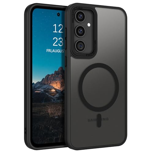 BENTOBEN für Samsung Galaxy S23 Plus Hülle mit Mag-Safe Magnetisch Hülle für Samsung S23 Plus 6.6" Durchscheinende Matt Anti-Fingerabdruck Handyhülle Rückseite Dünn Stoßfest Schutzhülle, Schwarz BENTOBEN für Samsung Galaxy S23 Plus Hülle mit Mag-Safe Magnetisch Hülle für Samsung S23 Plus 6.6" Durchscheinende Matt Anti-Fingerabdruck Handyhülle Rückseite Dünn Stoßfest Schutzhülle, Schwarz von BENTOBEN