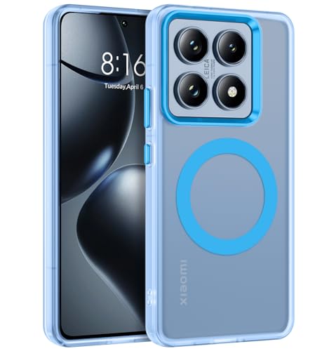 BENTOBEN Hülle für Xiaomi 14T Pro 5G Hülle mit Mag-Safe Magnetisch Hülle für Xiaomi 14T Pro 5G 6.67" Durchscheinende Matt Anti-Fingerabdruck Handyhülle Rückseite Dünn Stoßfest Schutzhülle, Blau BENTOBEN Hülle für Xiaomi 14T Pro 5G Hülle mit Mag-Safe Magnetisch Hülle für Xiaomi 14T Pro 5G 6.67" Durchscheinende Matt Anti-Fingerabdruck Handyhülle Rückseite Dünn Stoßfest Schutzhülle, Blau von BENTOBEN