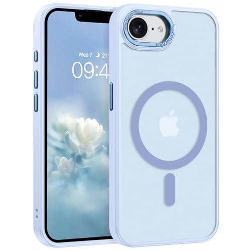 BENTOBEN für iPhone 16e Hülle mit Mag-Safe, Magnetisch Handyhülle für iPhone 16e 6.1" Durchscheinende Matt Anti-Fingerabdruck Handyhülle Rückseite Dünn Stoßfest Schutzhülle, Blau BENTOBEN für iPhone 16e Hülle mit Mag-Safe, Magnetisch Handyhülle für iPhone 16e 6.1" Durchscheinende Matt Anti-Fingerabdruck Handyhülle Rückseite Dünn Stoßfest Schutzhülle, Blau von BENTOBEN