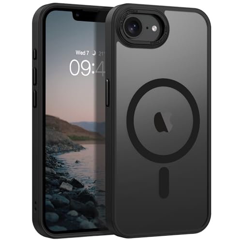 BENTOBEN für iPhone 16e Hülle mit Mag-Safe, Magnetisch Hülle für iPhone 16e Durchscheinende Matt Anti-Fingerabdruck Handyhülle Rückseite Dünn Stoßfest Schutzhülle, Schwarz BENTOBEN für iPhone 16e Hülle mit Mag-Safe, Magnetisch Hülle für iPhone 16e Durchscheinende Matt Anti-Fingerabdruck Handyhülle Rückseite Dünn Stoßfest Schutzhülle, Schwarz von BENTOBEN