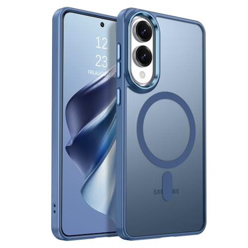 BENTOBEN Magnetische Schutzhülle für Samsung Galaxy S25 Edge 5G 6,7 Zoll [kompatibel mit Magsafe] [Schutz in Militärqualität], magnetisches Ladegerät für Samsung S25 Edge, mattiert, durchscheinende von BENTOBEN