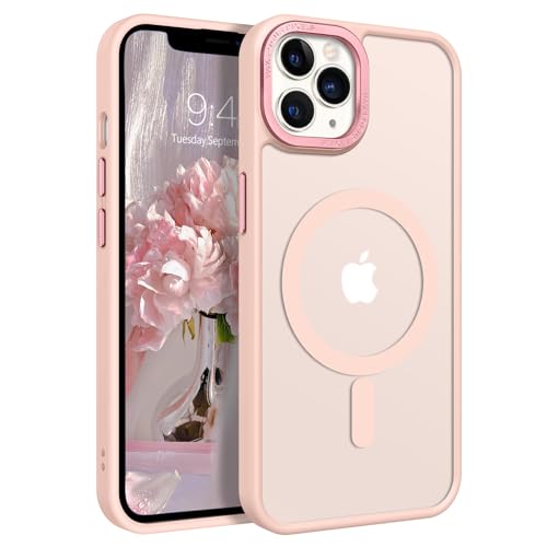 BENTOBEN Magnetische Schutzhülle für iPhone 11 Pro Max, Pink von BENTOBEN