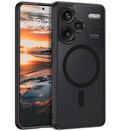 BENTOBEN für Xiaomi Redmi Note 13 Pro+ 5G Hülle mit MagSafe Magnetisch Hülle für Redmi Note 13 Pro Plus 5G Durchscheinende Matt Anti-Fingerabdruck Handyhülle Rückseite Dünn Schutzhülle, Schwarz BENTOBEN für Xiaomi Redmi Note 13 Pro+ 5G Hülle mit MagSafe Magnetisch Hülle für Redmi Note 13 Pro Plus 5G Durchscheinende Matt Anti-Fingerabdruck Handyhülle Rückseite Dünn Schutzhülle, Schwarz von BENTOBEN