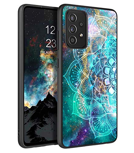 BENTOBEN Samsung Galaxy A52 5G Hülle, Handyhülle Samsung A52s Case Slim dünn Mandala Nebula Muster PC Schale mit TPU Bumper Kratzfest Schutzhülle Hülle für Samsung Galaxy A52/A52s 5G von BENTOBEN