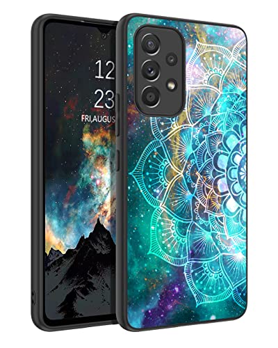 BENTOBEN Samsung Galaxy A53 5G Hülle, Handyhülle Samsung Galaxy A53 5G Case Slim dünn Mandala Nebula Muster PC Schale mit TPU Bumper Kratzfest Schutzhülle Hülle für Samsung Galaxy A53 5G von BENTOBEN