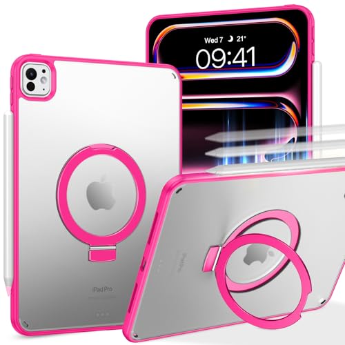 BENTOBEN Schutzhülle für iPad Pro 11 Zoll (2024), Hot Pink von BENTOBEN