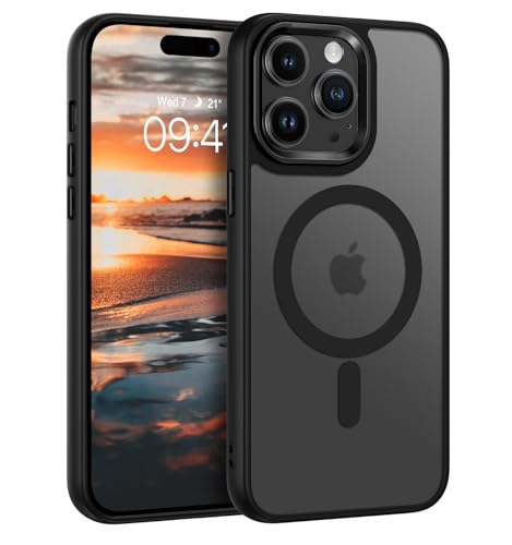 BENTOBEN Schutzhülle für iPhone 14 Pro, magnetisch, stoßfest, Militärgrad, matt, durchsichtig, kratzfest, hautfreundlich, Schutzhülle für iPhone 14 Pro 6,1 Zoll, Schwarz BENTOBEN Schutzhülle für iPhone 14 Pro, magnetisch, stoßfest, Militärgrad, matt, durchsichtig, kratzfest, hautfreundlich, Schutzhülle für iPhone 14 Pro 6,1 Zoll, Schwarz von BENTOBEN