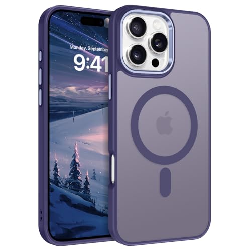 BENTOBEN Schutzhülle für iPhone 16 Pro Max, magnetisch, durchscheinend, matt, kompatibel mit MagSafe, schlank, kratzfest, stoßfest, für Damen und Herren, Schutzhülle für iPhone 16 Pro Max 6,9 Zoll BENTOBEN Schutzhülle für iPhone 16 Pro Max, magnetisch, durchscheinend, matt, kompatibel mit MagSafe, schlank, kratzfest, stoßfest, für Damen und Herren, Schutzhülle für iPhone 16 Pro Max 6,9 Zoll von BENTOBEN