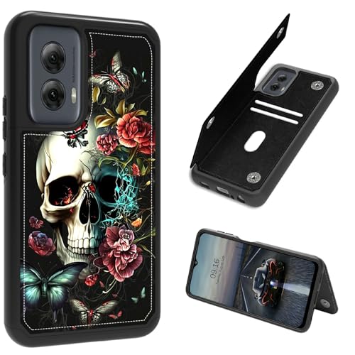 BEOTIWAD Schutzhülle für Motorola Moto G Play 5G 2024, PU-Leder, strapazierfähig, stoßfest, Brieftaschen-Schutzhülle mit Kreditkarten-Magnet für Moto G Play 5G 2024 BEOTIWAD Schutzhülle für Motorola Moto G Play 5G 2024, PU-Leder, strapazierfähig, stoßfest, Brieftaschen-Schutzhülle mit Kreditkarten-Magnet für Moto G Play 5G 2024 von BEOTIWAD