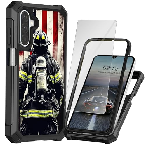 BEOTIWAD Schutzhülle für Samsung Galaxy A36 5G 16,8 cm (6,6 Zoll), mit Displayschutzfolie, Galaxy A36 5G, doppellagig, strapazierfähig, stoßfest, hartes Polycarbonat + weiches TPU von BEOTIWAD
