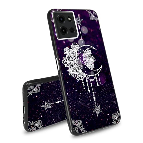 BEOTIWAD TPU Hülle für Motorola Moto G 5G 2025 Moon Star Galaxy Florals Thema Handyhülle Ultra Dünn Weich Schwarz TPU Stoßfest Schutz Cover für Moto G 5G 2025 BEOTIWAD TPU Hülle für Motorola Moto G 5G 2025 Moon Star Galaxy Florals Thema Handyhülle Ultra Dünn Weich Schwarz TPU Stoßfest Schutz Cover für Moto G 5G 2025 von BEOTIWAD