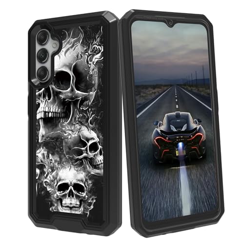 BEOTIWAD Totenkopf-Handyhülle für Samsung Galaxy A16 5G, gemischt, zweilagig, strapazierfähig, stoßfest, robust, Schutzhülle für Samsung A16 5G BEOTIWAD Totenkopf-Handyhülle für Samsung Galaxy A16 5G, gemischt, zweilagig, strapazierfähig, stoßfest, robust, Schutzhülle für Samsung A16 5G von BEOTIWAD