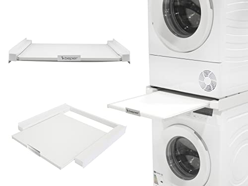 BEPER C206UTI005 Zwischenbaurahmen Trockner Waschmaschine, Verbindungsrahmen Waschmaschine Trockner Universal von BEPER