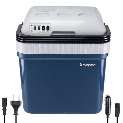 BEPERP P102CON300 Tragbarer elektrischer Kühlschrank, 24 Liter, Kühlen und Heizen, 12-V-Autosteckdose und Wandsteckdose, Mini-Kühlschrank, Weiß/Rot, 40,2 x 30,6 x 46 cm BEPERP P102CON300 Tragbarer elektrischer Kühlschrank, 24 Liter, Kühlen und Heizen, 12-V-Autosteckdose und Wandsteckdose, Mini-Kühlschrank, Weiß/Rot, 40,2 x 30,6 x 46 cm von BEPER