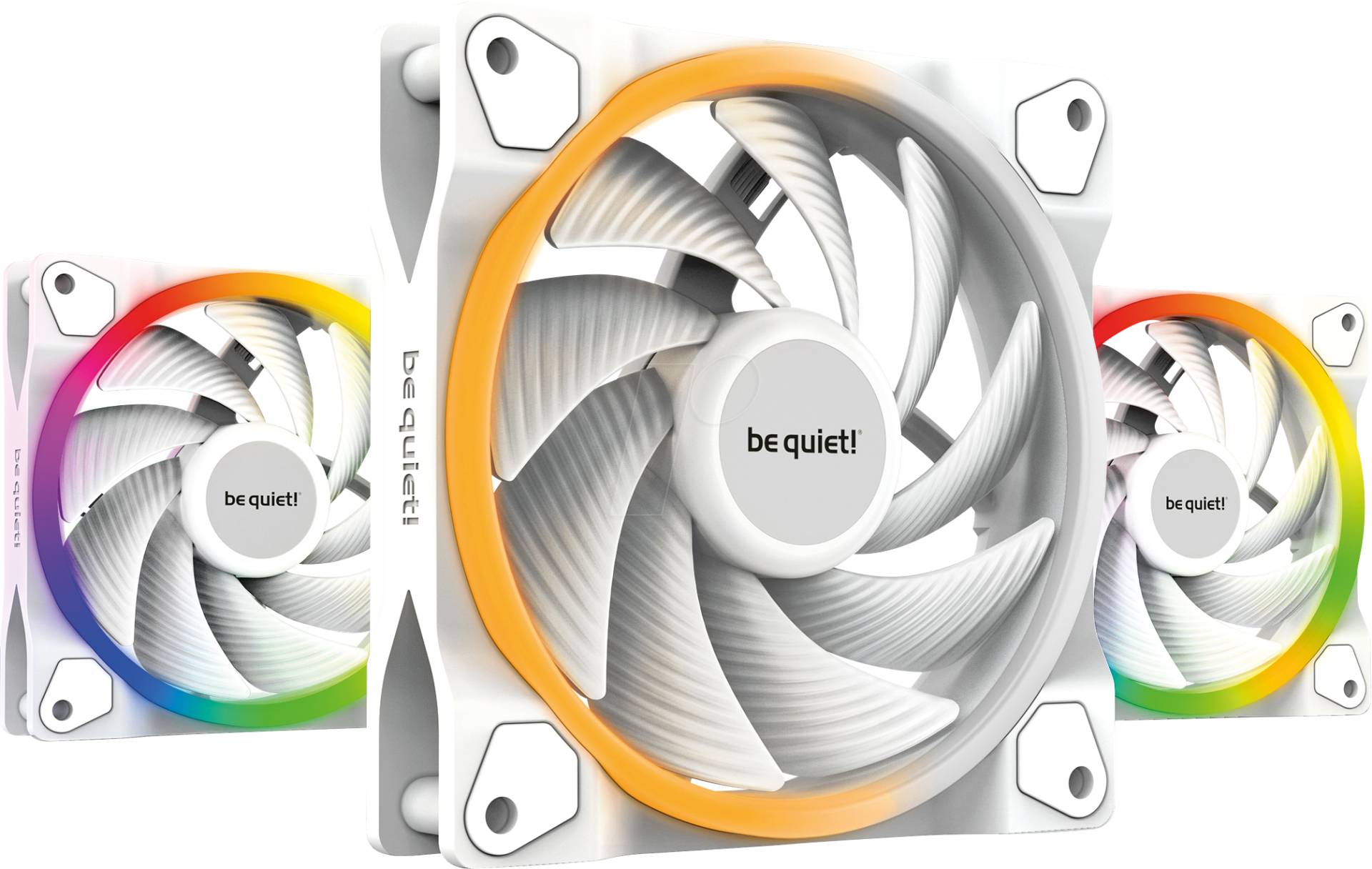 BQT BL101 - be quiet! Light Wings White 120 mm PWM High-Speed Triple Pack von BEQUIET