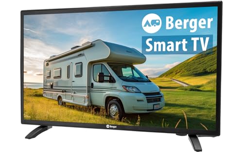 BERGER 12V Fernseher Wohnmobil Classiq 27" | Smart TV 12/24V Betrieb mit Triple Tuner, Bluetooth & WebOS | Camping Fernseher mit Lautsprecher & Full HD-Display | Ideal für Wohnwagen, LKW & Boot BERGER 12V Fernseher Wohnmobil Classiq 27" | Smart TV 12/24V Betrieb mit Triple Tuner, Bluetooth & WebOS | Camping Fernseher mit Lautsprecher & Full HD-Display | Ideal für Wohnwagen, LKW & Boot von BERGER
