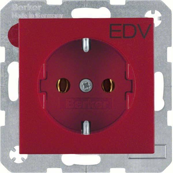 BER S1 Schuko Kombi mit 47431922 Aufdruck EDV rot BER S1 Schuko Kombi mit 47431922 Aufdruck EDV rot von BERKER GMBH & CO. KG