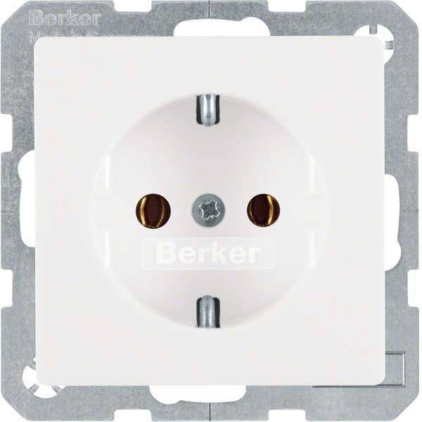 BER SCHUKO-Steckdose Berker Q1 41436089 polarweiß, samt BER SCHUKO-Steckdose Berker Q1 41436089 polarweiß, samt von BERKER GMBH & CO. KG