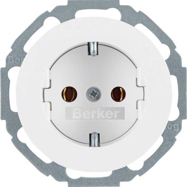 Berker Steckdose SCHUKO 47452089 Serie R.Classic polarweiß, glänzend Berker Steckdose SCHUKO 47452089 Serie R.Classic polarweiß, glänzend von BERKER GMBH & CO. KG